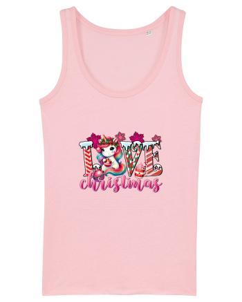 Crăciunul in roz - Love Christmas Cotton Pink