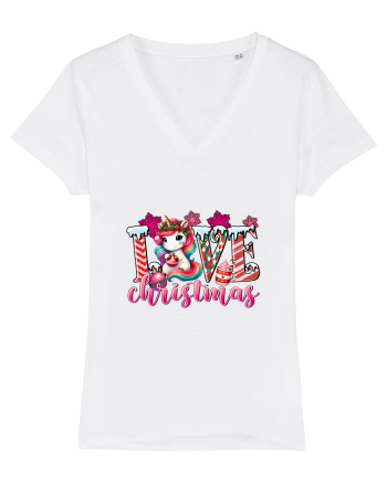 Crăciunul in roz - Love Christmas White