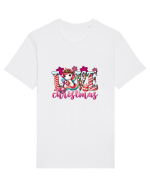 Crăciunul in roz - Love Christmas Tricou mânecă scurtă Unisex Rocker