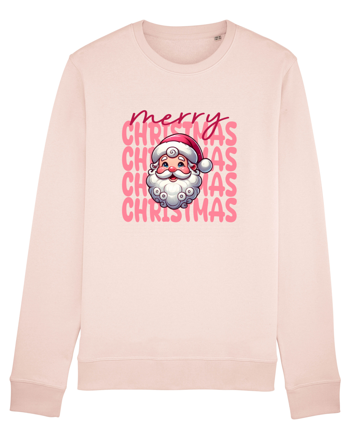 Bluză mânecă lungă Unisex Rise Candy Pink