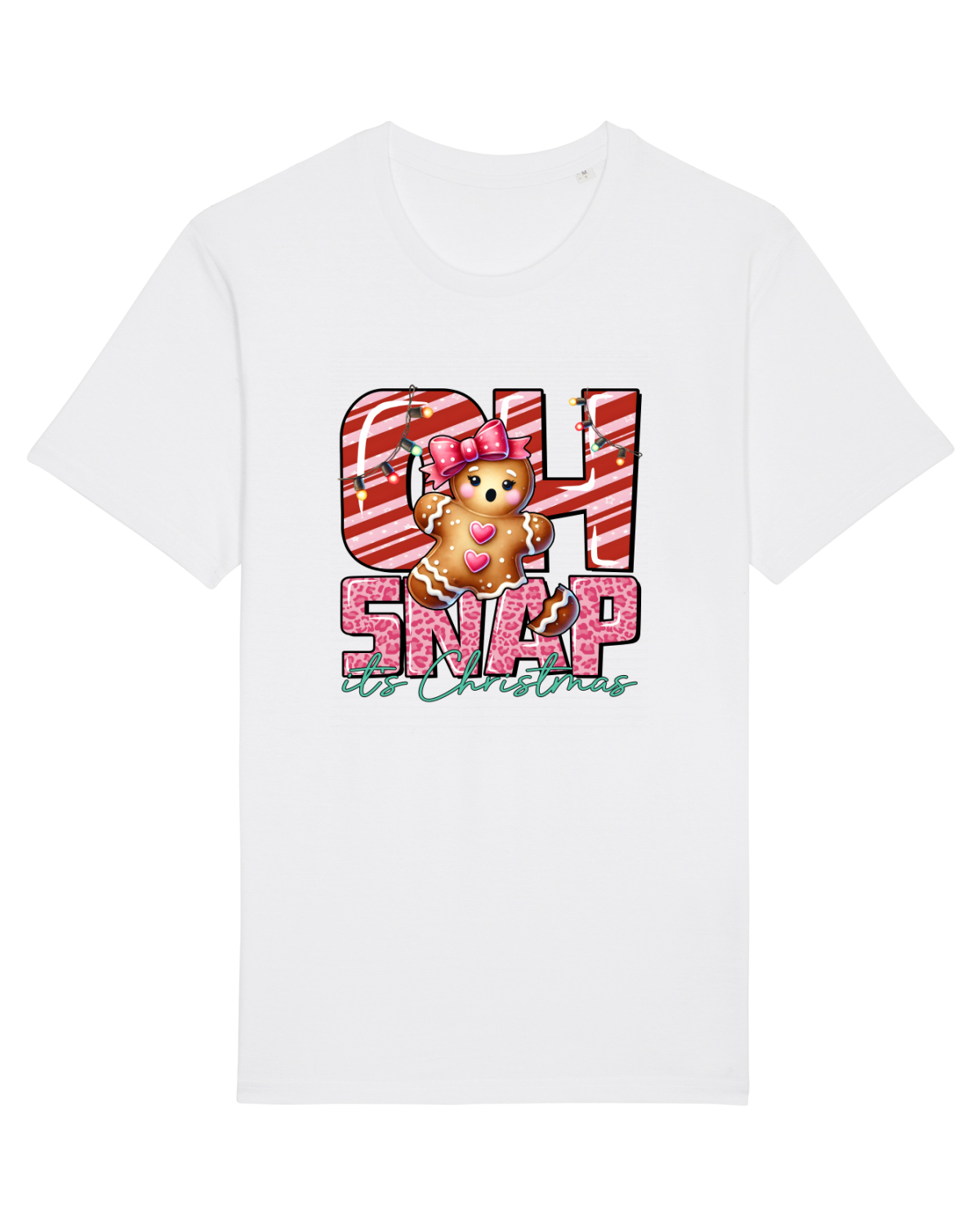 Tricou mânecă scurtă Unisex Rocker White