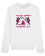 Crăciunul in roz - Rocking around the Christmas tree Bluză mânecă lungă Unisex Rise