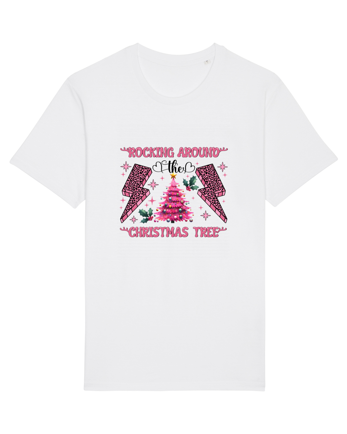 Tricou mânecă scurtă Unisex Rocker White