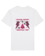 Crăciunul in roz - Rocking around the Christmas tree Tricou mânecă scurtă Unisex Rocker
