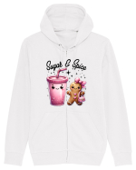 Crăciunul in roz - Sugar and spice Hanorac cu fermoar Unisex Connector