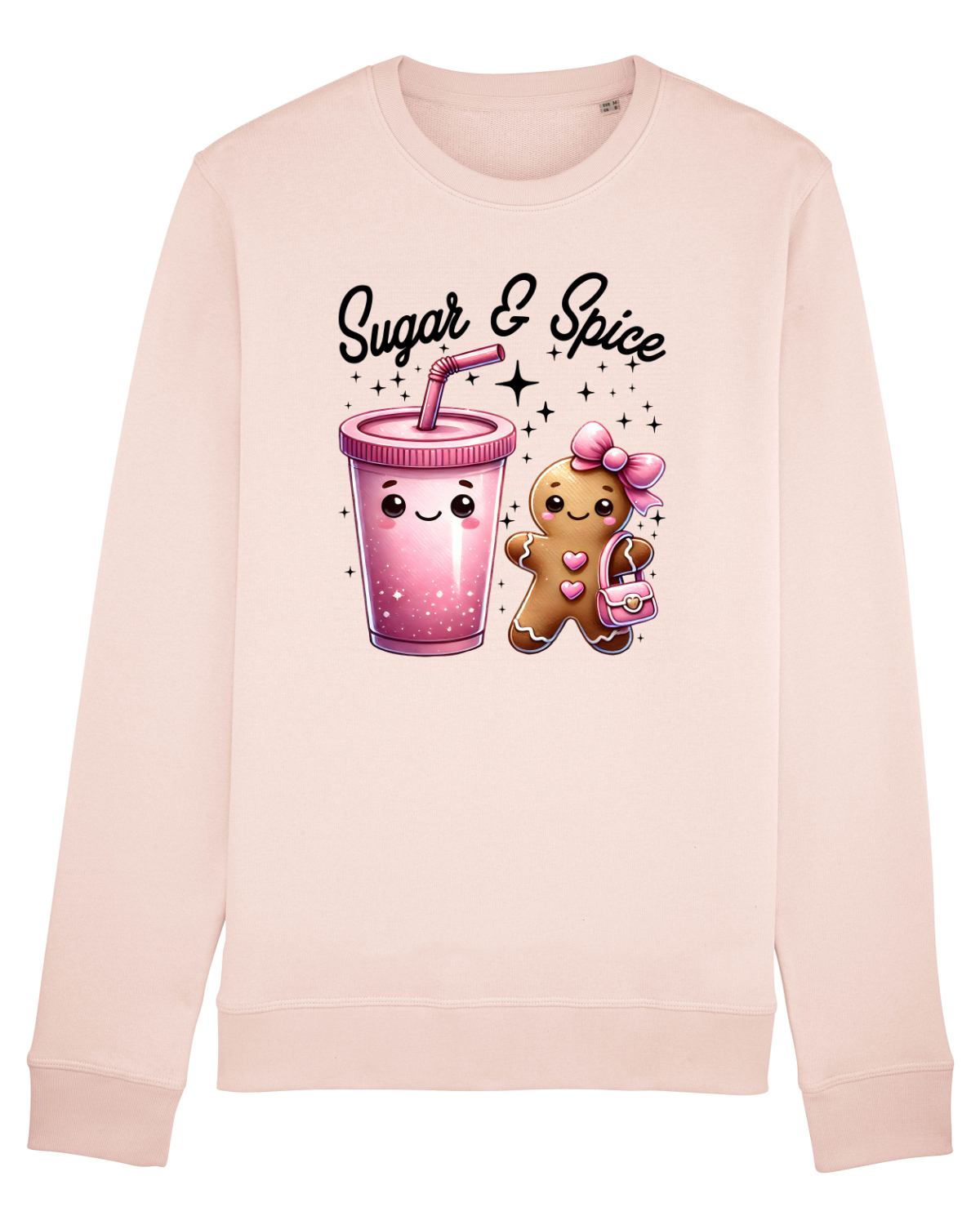 Bluză mânecă lungă Unisex Rise Candy Pink
