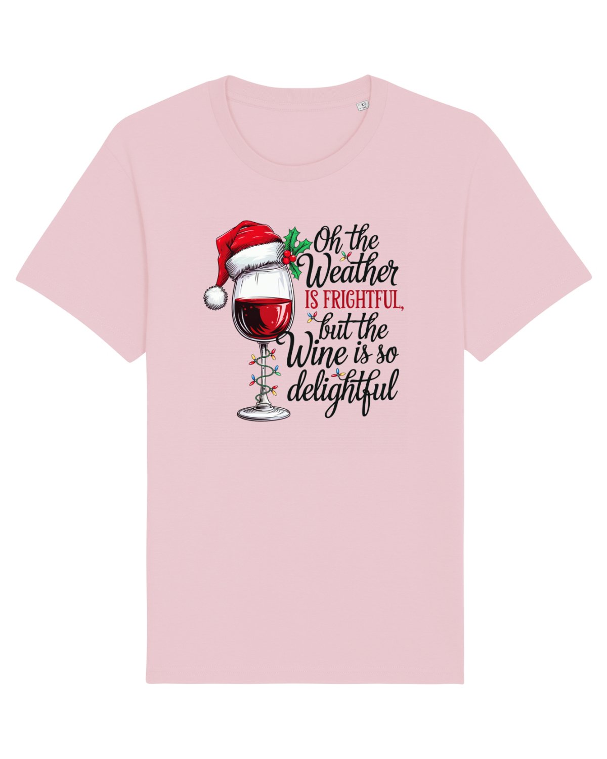 Tricou mânecă scurtă Unisex Rocker Cotton Pink