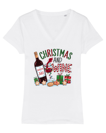 cu vin si umor de  Crăciun - Christmas and wine White