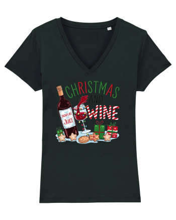 cu vin si umor de  Crăciun - Christmas and wine Black