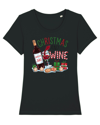 cu vin si umor de  Crăciun - Christmas and wine Black