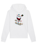 cu vin si umor de  Crăciun - Christmas wine delivery Hanorac Unisex Drummer