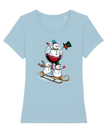 cu vin si umor de  Crăciun - Christmas wine delivery Sky Blue