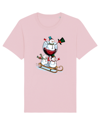 cu vin si umor de  Crăciun - Christmas wine delivery Cotton Pink