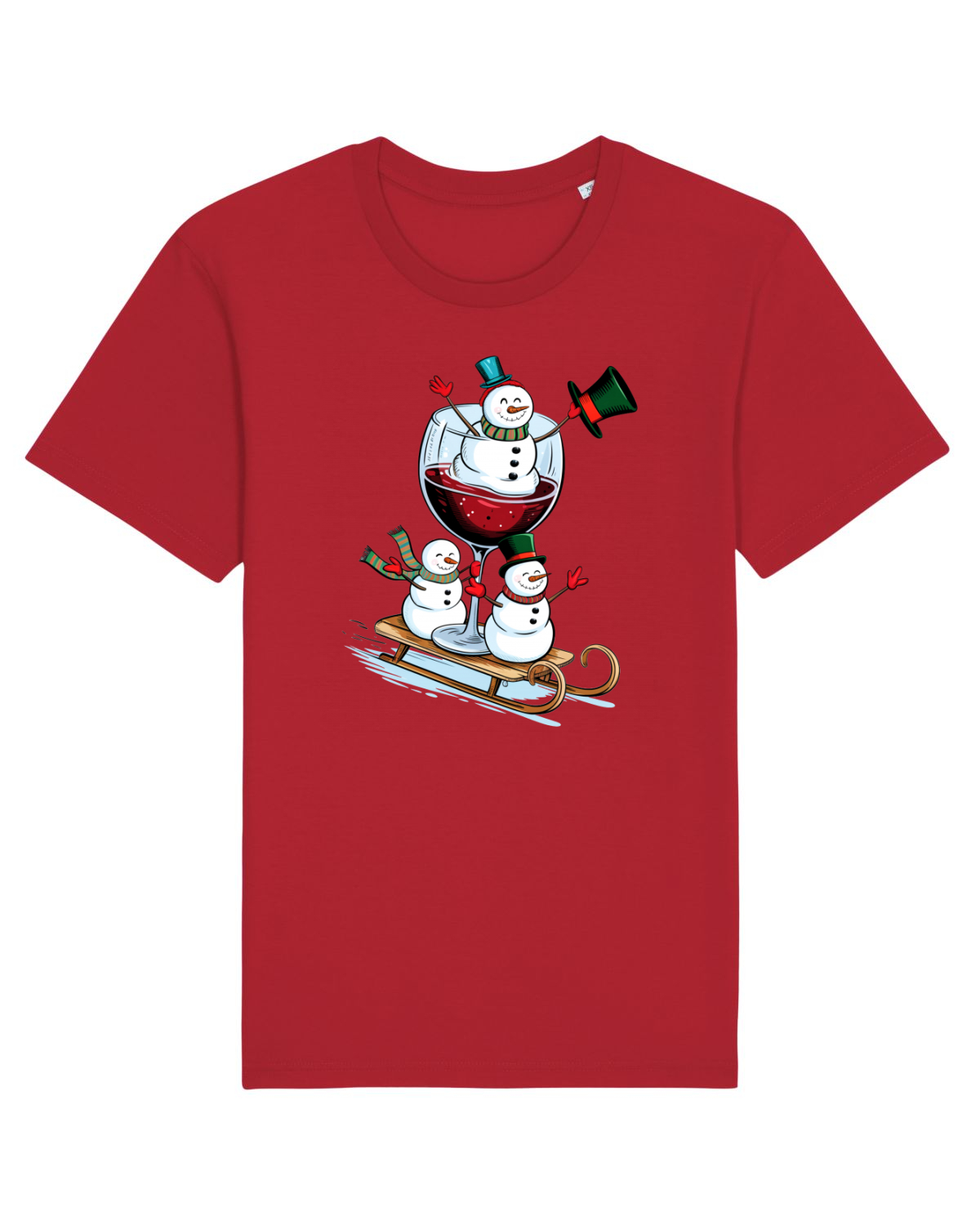 Tricou mânecă scurtă Unisex Rocker Red