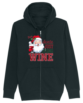 cu vin si umor de  Crăciun - Dear Santa just bring wine Black