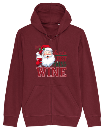 cu vin si umor de  Crăciun - Dear Santa just bring wine Burgundy