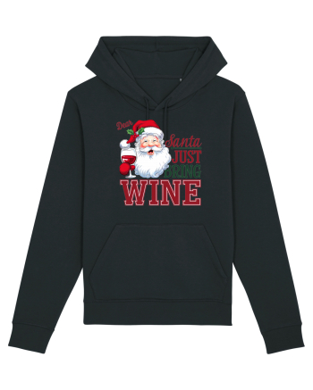 cu vin si umor de  Crăciun - Dear Santa just bring wine Black