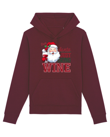 cu vin si umor de  Crăciun - Dear Santa just bring wine Burgundy