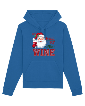 cu vin si umor de  Crăciun - Dear Santa just bring wine Royal Blue