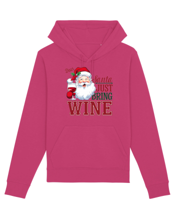 cu vin si umor de  Crăciun - Dear Santa just bring wine Raspberry