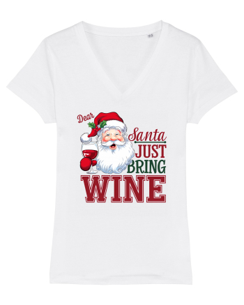 cu vin si umor de  Crăciun - Dear Santa just bring wine White