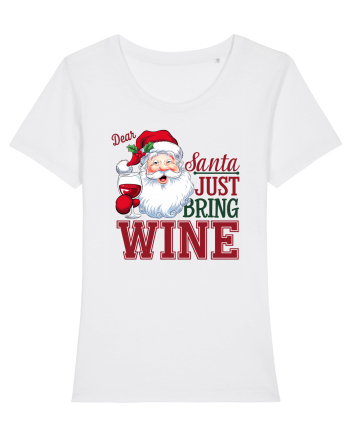 cu vin si umor de  Crăciun - Dear Santa just bring wine White