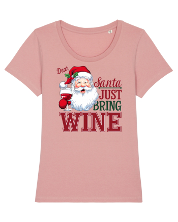cu vin si umor de  Crăciun - Dear Santa just bring wine Canyon Pink