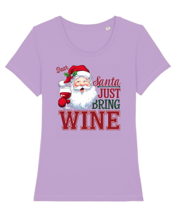 cu vin si umor de  Crăciun - Dear Santa just bring wine Lavender Dawn