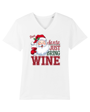 cu vin si umor de  Crăciun - Dear Santa just bring wine White