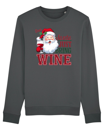 cu vin si umor de  Crăciun - Dear Santa just bring wine Anthracite
