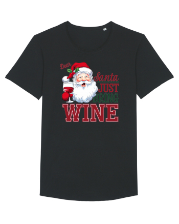 cu vin si umor de  Crăciun - Dear Santa just bring wine Black