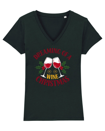 cu vin si umor de  Crăciun - Dreaming of a wine Christmas Black