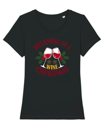 cu vin si umor de  Crăciun - Dreaming of a wine Christmas Black