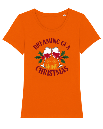 cu vin si umor de  Crăciun - Dreaming of a wine Christmas Bright Orange