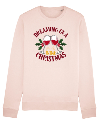 cu vin si umor de  Crăciun - Dreaming of a wine Christmas Candy Pink