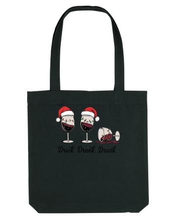 cu vin si umor de  Crăciun - Drink drank drunk Black