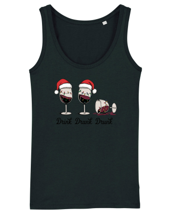 cu vin si umor de  Crăciun - Drink drank drunk Black