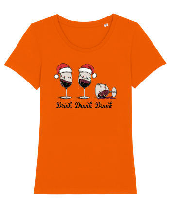 cu vin si umor de  Crăciun - Drink drank drunk Bright Orange