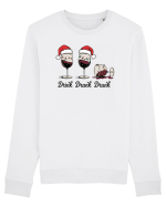 cu vin si umor de  Crăciun - Drink drank drunk Bluză mânecă lungă Unisex Rise