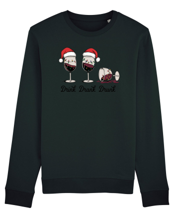 cu vin si umor de  Crăciun - Drink drank drunk Black