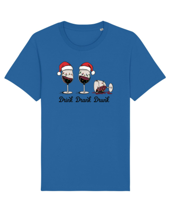 cu vin si umor de  Crăciun - Drink drank drunk Royal Blue