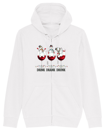 cu vin si umor de  Crăciun - Drink drank drunk snowmen White
