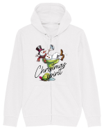 cu vin si umor de  Crăciun - Green Christmas Spirit Hanorac cu fermoar Unisex Connector