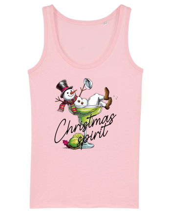cu vin si umor de  Crăciun - Green Christmas Spirit Cotton Pink