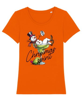 cu vin si umor de  Crăciun - Green Christmas Spirit Bright Orange