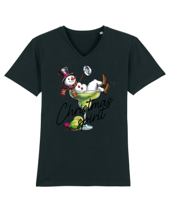 cu vin si umor de  Crăciun - Green Christmas Spirit Black