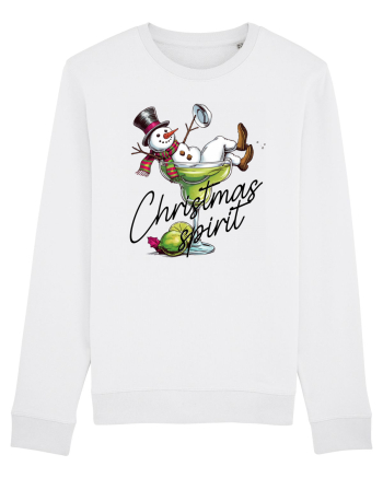 cu vin si umor de  Crăciun - Green Christmas Spirit White