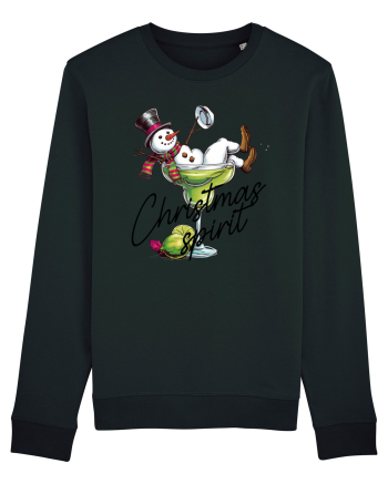 cu vin si umor de  Crăciun - Green Christmas Spirit Black