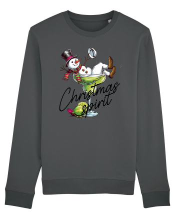 cu vin si umor de  Crăciun - Green Christmas Spirit Anthracite