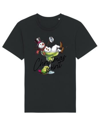 cu vin si umor de  Crăciun - Green Christmas Spirit Black